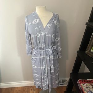Milkmaid goods casual robe blue